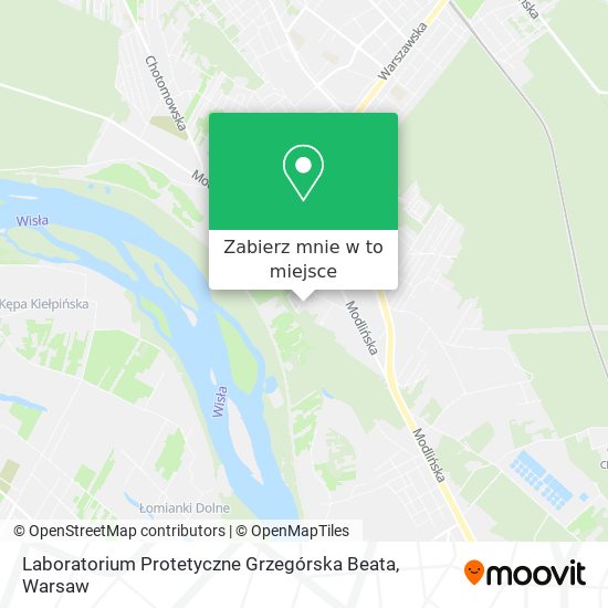 Mapa Laboratorium Protetyczne Grzegórska Beata