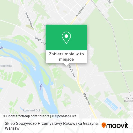 Mapa Sklep Spozywczo Przemyslowy Rakowska Grazyna