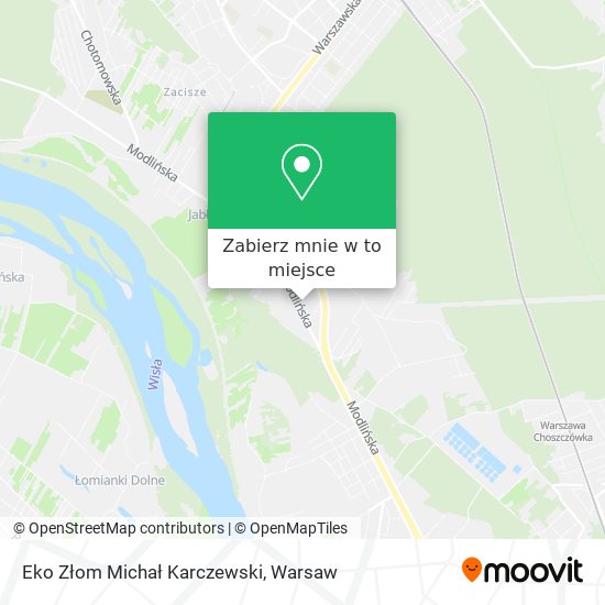 Mapa Eko Złom Michał Karczewski