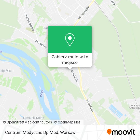 Mapa Centrum Medyczne Dp Med