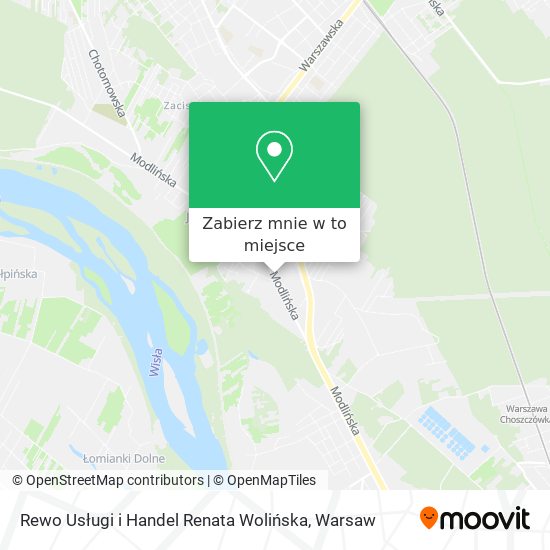 Mapa Rewo Usługi i Handel Renata Wolińska