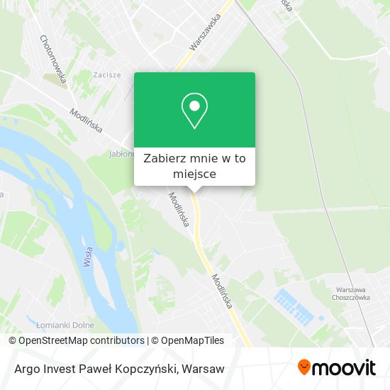 Mapa Argo Invest Paweł Kopczyński