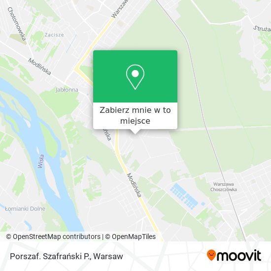 Mapa Porszaf. Szafrański P.