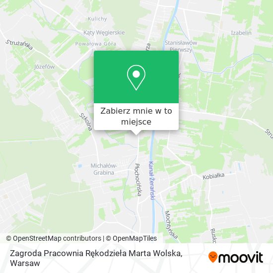 Mapa Zagroda Pracownia Rękodzieła Marta Wolska