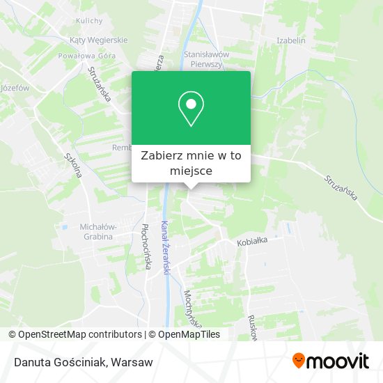 Mapa Danuta Gościniak