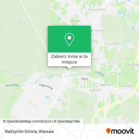 Mapa Radzymin Gmina