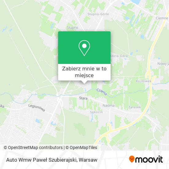 Mapa Auto Wmw Paweł Szubierajski