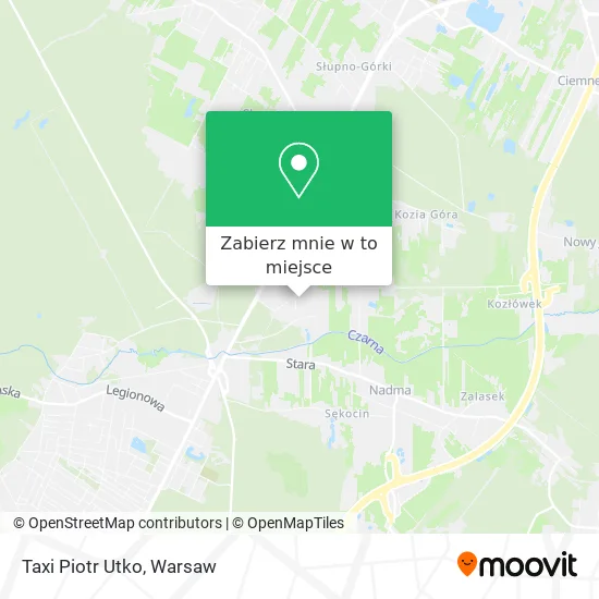 Mapa Taxi Piotr Utko