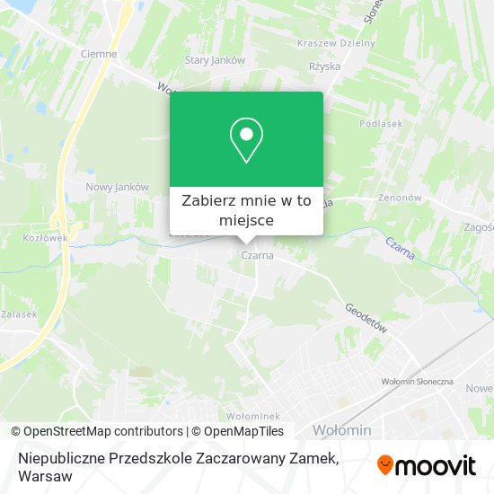 Mapa Niepubliczne Przedszkole Zaczarowany Zamek