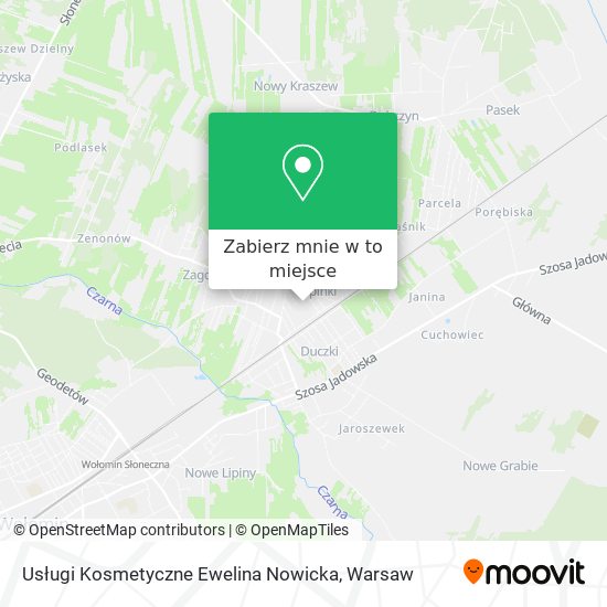 Mapa Usługi Kosmetyczne Ewelina Nowicka