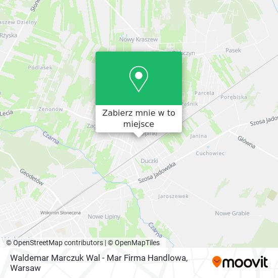 Mapa Waldemar Marczuk Wal - Mar Firma Handlowa