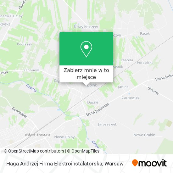 Mapa Haga Andrzej Firma Elektroinstalatorska