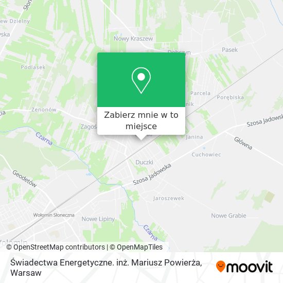 Mapa Świadectwa Energetyczne. inż. Mariusz Powierża