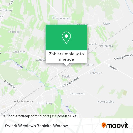 Mapa Świerk Wiesława Babicka