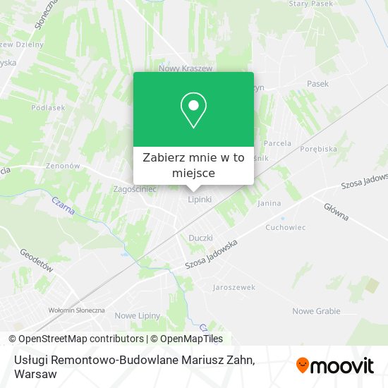 Mapa Usługi Remontowo-Budowlane Mariusz Zahn