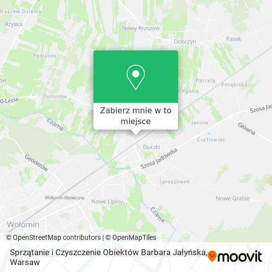 Mapa Sprzątanie i Czyszczenie Obiektów Barbara Jałyńska