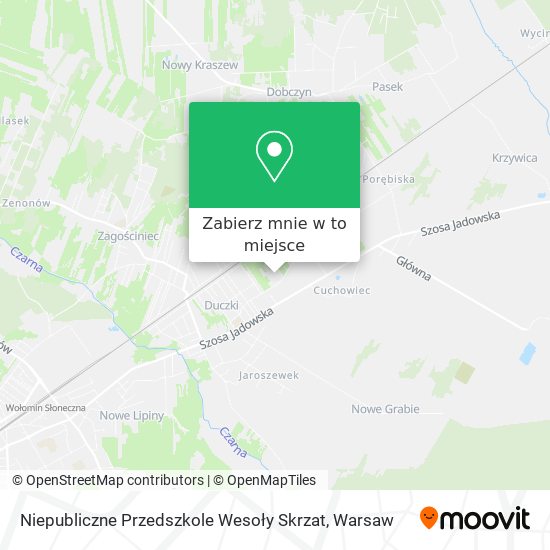 Mapa Niepubliczne Przedszkole Wesoły Skrzat