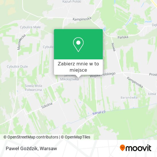 Mapa Paweł Goździk