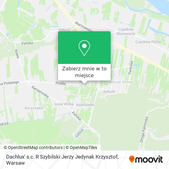 Mapa Dachlux' s.c. R Szybilski Jerzy Jedynak Krzysztof