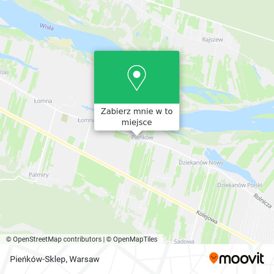 Mapa Pieńków-Sklep