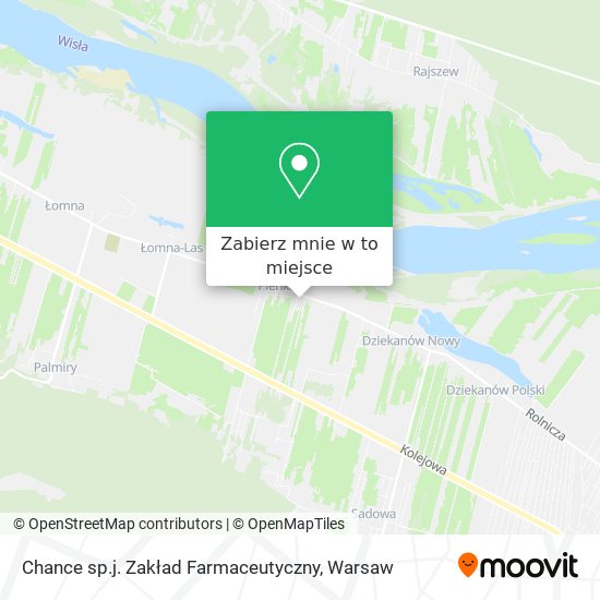 Mapa Chance sp.j. Zakład Farmaceutyczny