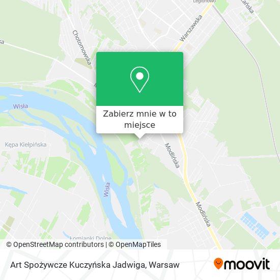 Mapa Art Spożywcze Kuczyńska Jadwiga