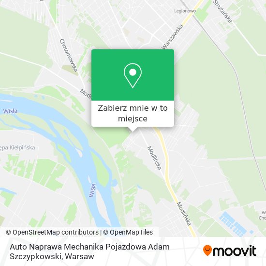 Mapa Auto Naprawa Mechanika Pojazdowa Adam Szczypkowski