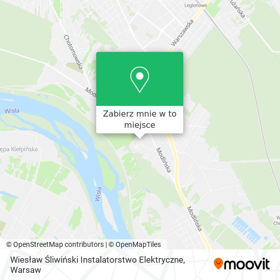 Mapa Wiesław Śliwiński Instalatorstwo Elektryczne