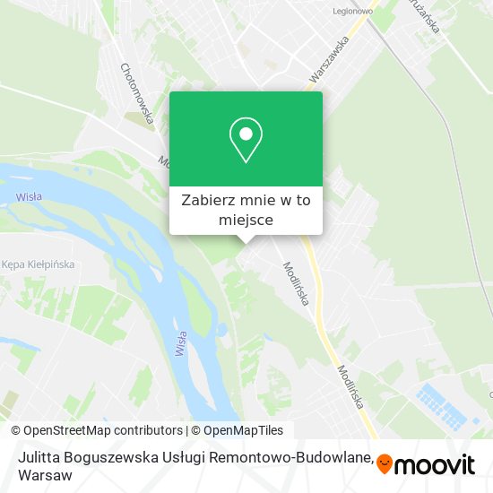 Mapa Julitta Boguszewska Usługi Remontowo-Budowlane