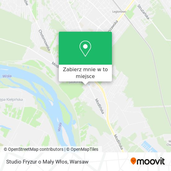 Mapa Studio Fryzur o Mały Włos