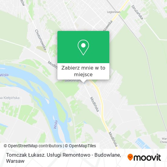 Mapa Tomczak Łukasz. Usługi Remontowo - Budowlane