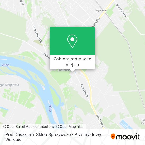 Mapa Pod Daszkiem. Sklep Spożywczo - Przemysłowy