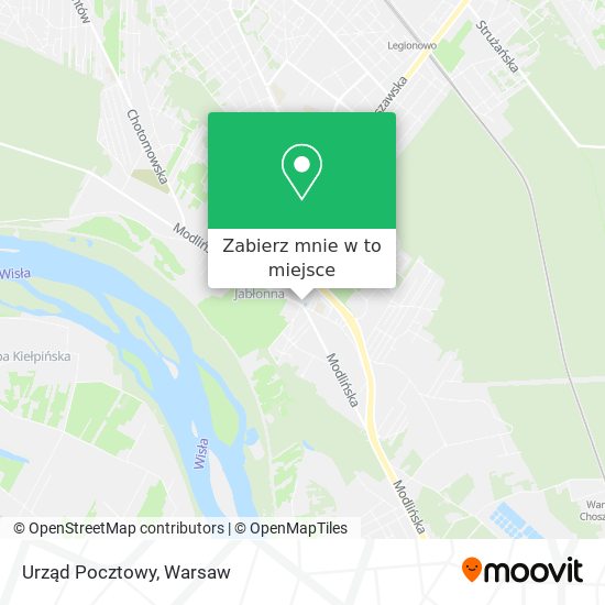 Mapa Urząd Pocztowy