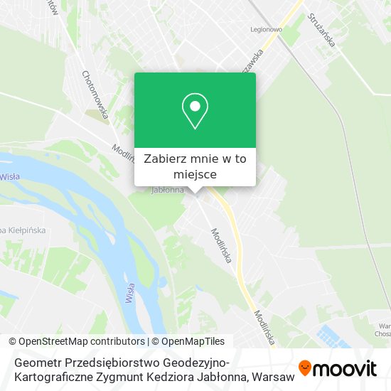 Mapa Geometr Przedsiębiorstwo Geodezyjno-Kartograficzne Zygmunt Kedziora Jabłonna