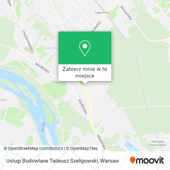 Mapa Usługi Budowlane Tadeusz Szeligowski