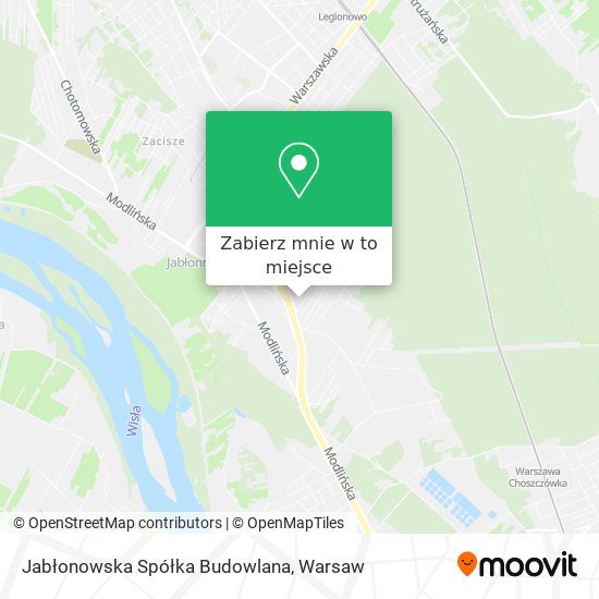 Mapa Jabłonowska Spółka Budowlana