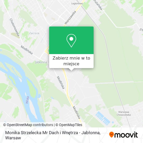 Mapa Monika Strzelecka Mr Dach i Wnętrza - Jabłonna