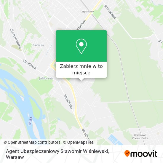 Mapa Agent Ubezpieczeniowy Sławomir Wiśniewski