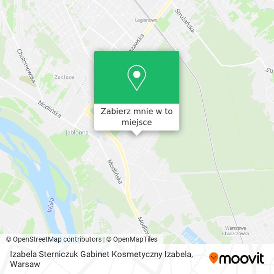 Mapa Izabela Sterniczuk Gabinet Kosmetyczny Izabela