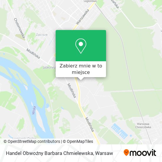 Mapa Handel Obwoźny Barbara Chmielewska