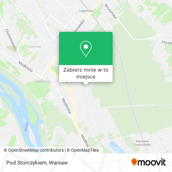 Mapa Pod Storczykiem