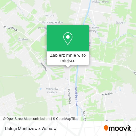 Mapa Usługi Montażowe