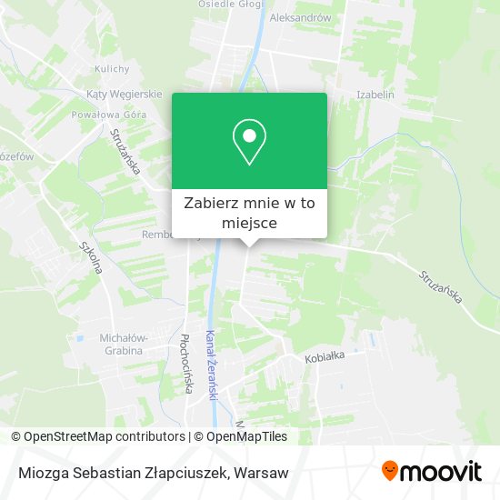 Mapa Miozga Sebastian Złapciuszek