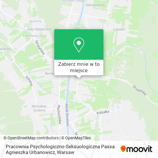 Mapa Pracownia Psychologiczno-Seksuologiczna Passa Agnieszka Urbanowicz