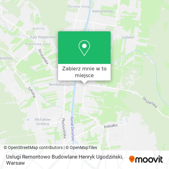 Mapa Usługi Remontowo Budowlane Henryk Ugodziński