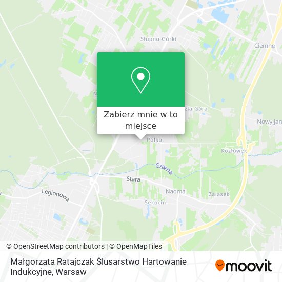 Mapa Małgorzata Ratajczak Ślusarstwo Hartowanie Indukcyjne