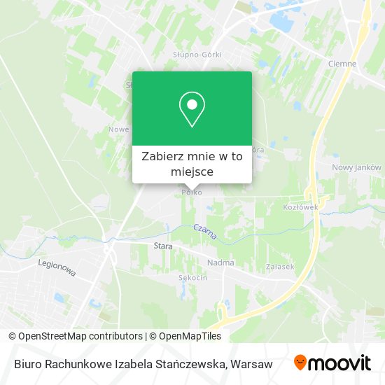 Mapa Biuro Rachunkowe Izabela Stańczewska