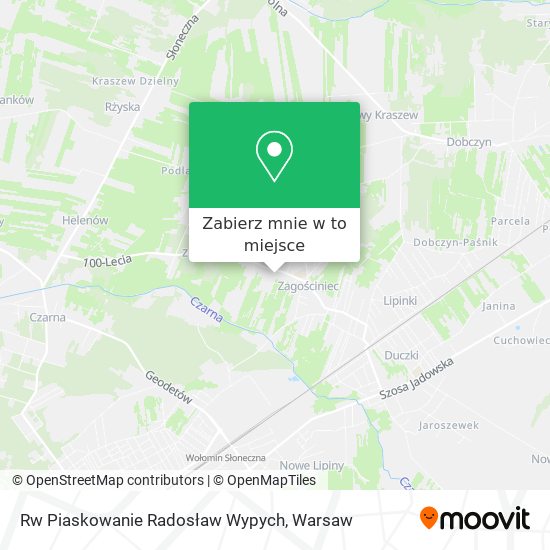 Mapa Rw Piaskowanie Radosław Wypych