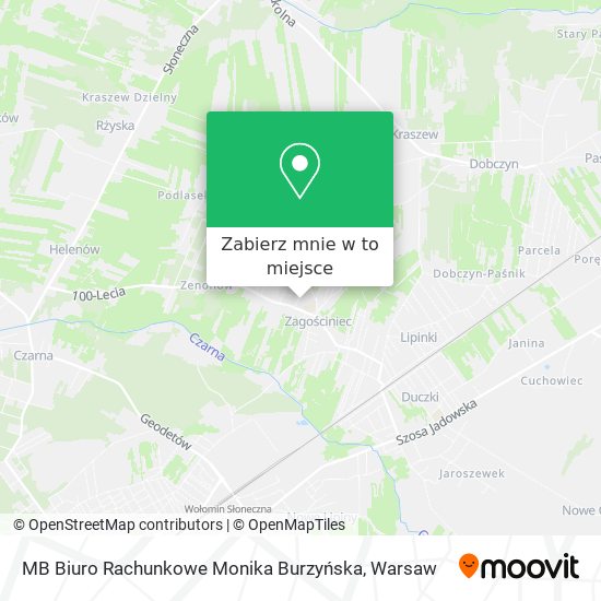 Mapa MB Biuro Rachunkowe Monika Burzyńska