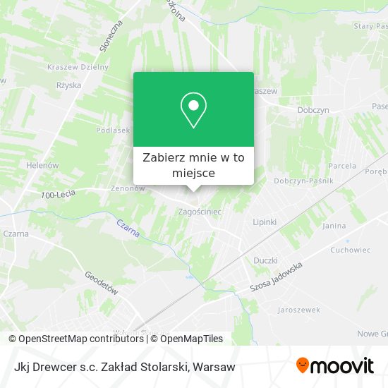 Mapa Jkj Drewcer s.c. Zakład Stolarski